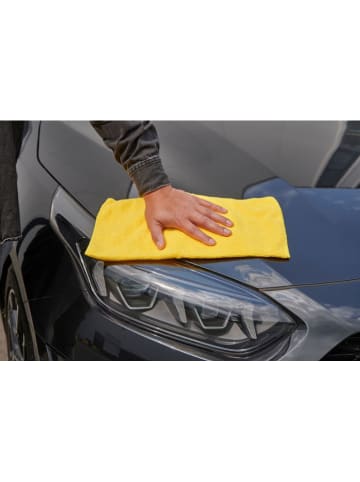 Dunlop Ściereczki samochodowe (5 szt.) w kolorze żółtym z mikrofibry - 40 x 40 cm