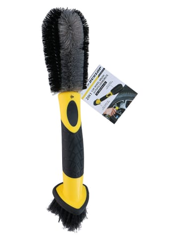 Dunlop Szczotka w kolorze czarno-żółtym do felg samochodowych - dł. 35 cm