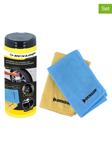 Dunlop 3-delige auto-wasset lichtblauw/oranje