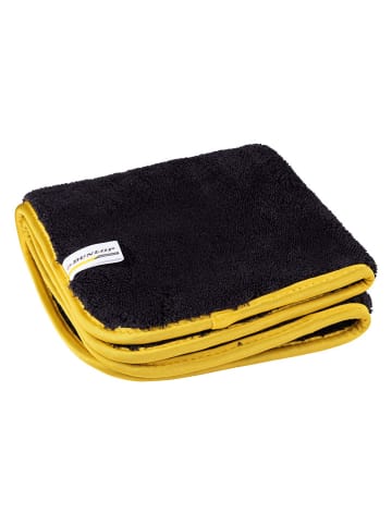 Dunlop Auto-microvezeldoek zwart/geel - (L)40 x (B)40 cm