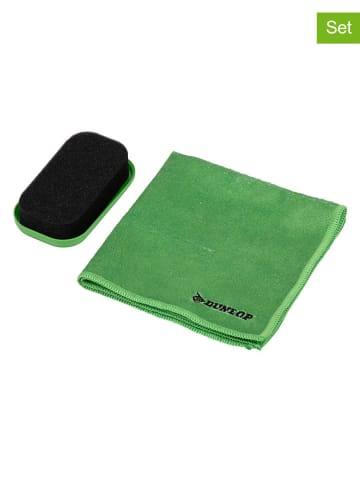 Dunlop 2-częściowy zestaw w kolorze zielonym do czyszczenia kokpitu