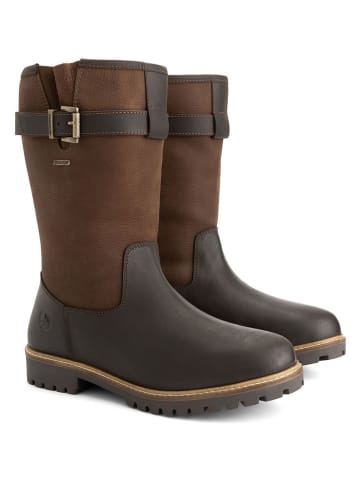 TRAVELIN' Leder-Boots "Aremark" in Braun/ Hellbraun