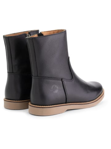 TRAVELIN' Skórzane botki "Beziers" w kolorze czarnym