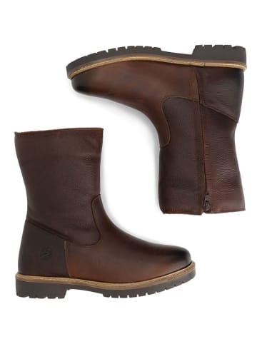 TRAVELIN' Leren boots bruin
