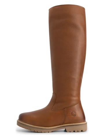 TRAVELIN' Leren laarzen "Dyreborg" lichtbruin