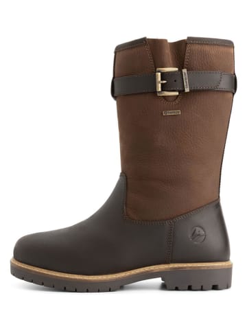 TRAVELIN' Leder-Boots "Finnberg" in Braun