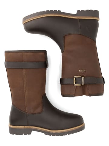 TRAVELIN' Leder-Boots "Finnberg" in Braun