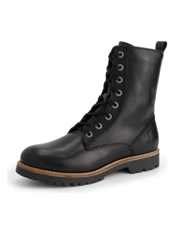 TRAVELIN' Leren boots "Forde" zwart