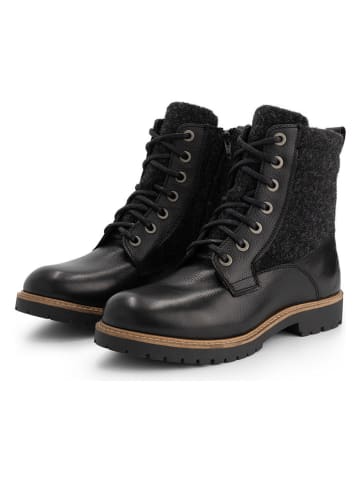 TRAVELIN' Leder-Boots "Folge" in Schwarz