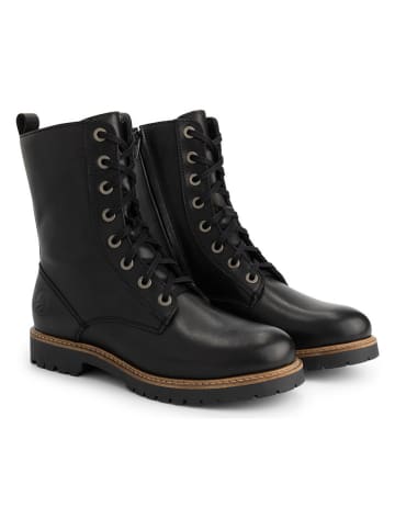 TRAVELIN' Leren boots "Forsol" zwart