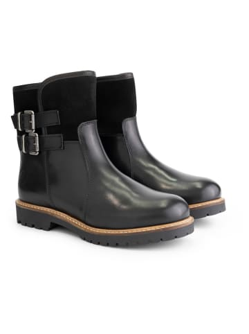 TRAVELIN' Leder-Boots "Hestnes" in Schwarz