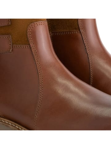TRAVELIN' Leren boots "Hestnes" lichtbruin