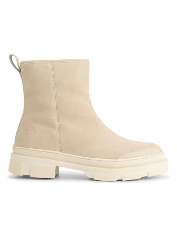 TRAVELIN' Leder-Boots "Kelowna" in Creme/ Beige