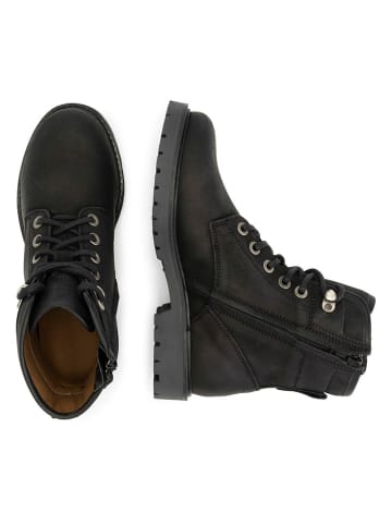 TRAVELIN' Leder-Boots "Kolding" in Schwarz
