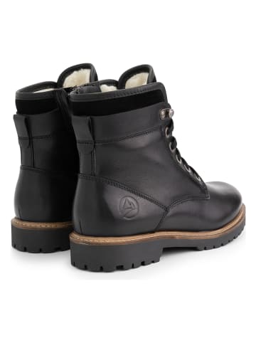 TRAVELIN' Leren boots "Langesund" zwart