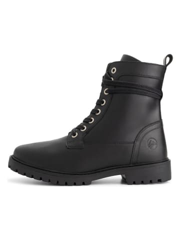 TRAVELIN' Leren boots "Logstrup" zwart