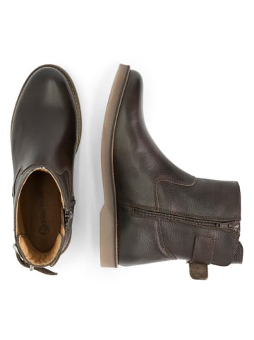 TRAVELIN' Leder-Boots "Loudeac" in Braun