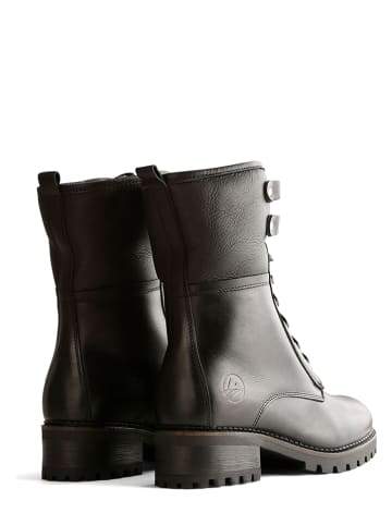 TRAVELIN' Leder-Boots "Myre" in Schwarz