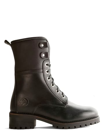 TRAVELIN' Leren boots "Myre" zwart
