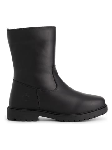 TRAVELIN' Leder-Boots "Nyvoll" in Schwarz