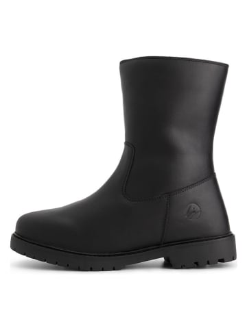 TRAVELIN' Leder-Boots "Nyvoll" in Schwarz