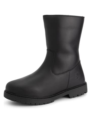 TRAVELIN' Leren boots "Nyvoll" zwart