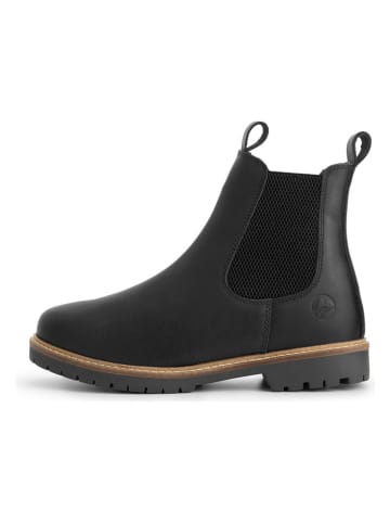 TRAVELIN' Leren chelseaboots "Ringsaker" zwart