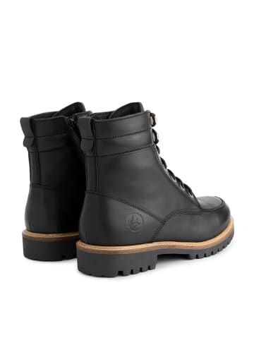 TRAVELIN' Leren boots "Rogaland" zwart