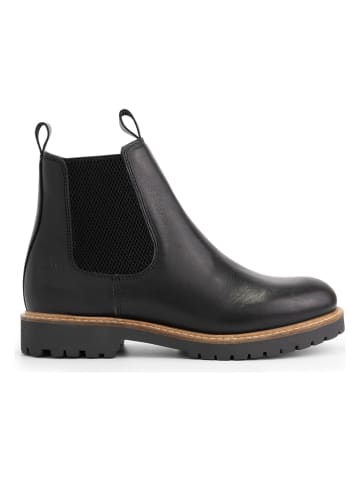 TRAVELIN' Leder-Chelsea-Boots "Rosseland" in Schwarz