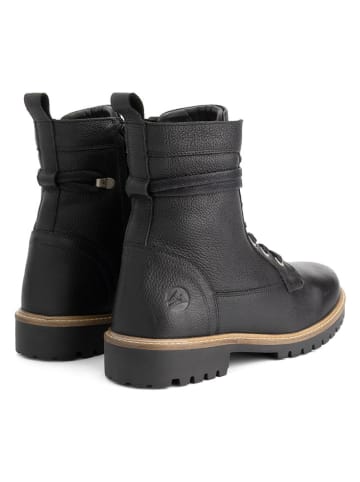 TRAVELIN' Leren boots "Trongsberg" zwart