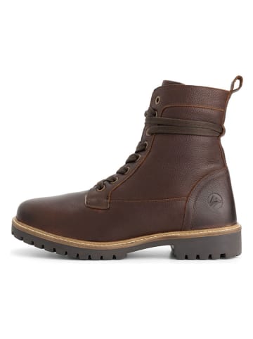 TRAVELIN' Leren boots "Trongsberg" bruin