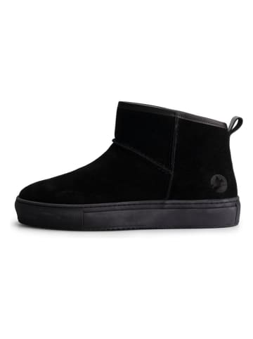 TRAVELIN' Leren boots zwart