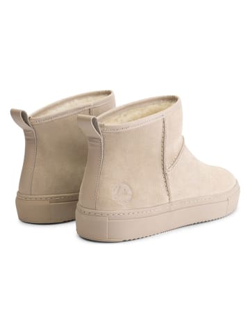 TRAVELIN' Leder-Boots in Beige