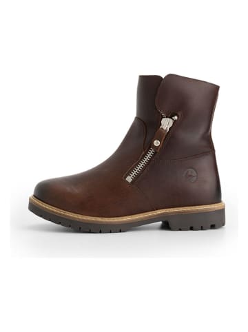 TRAVELIN' Leren boots bruin