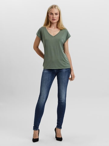 Vero Moda Koszulka "Filli" w kolorze zielonym
