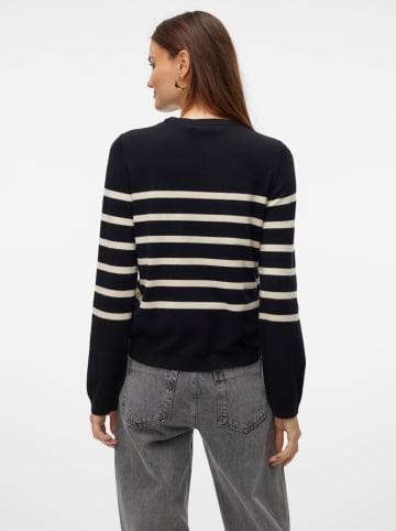Vero Moda Sweter w kolorze beżowo-czarnym