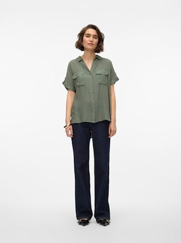 Vero Moda Bluzka w kolorze oliwkowym