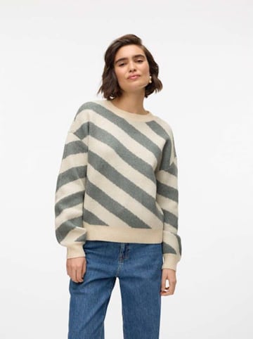 Vero Moda Sweter w kolorze turkusowo-beżowym