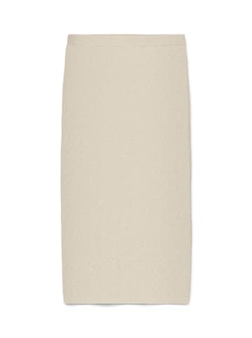 Vero Moda Gebreide rok beige