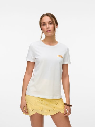 Vero Moda Koszulka "Mella" w kolorze białym