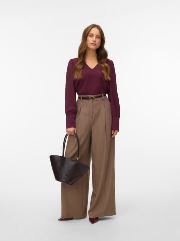 Vero Moda Blouse auberginekleurig