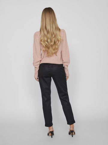 Vila Spodnie w kolorze czarnym