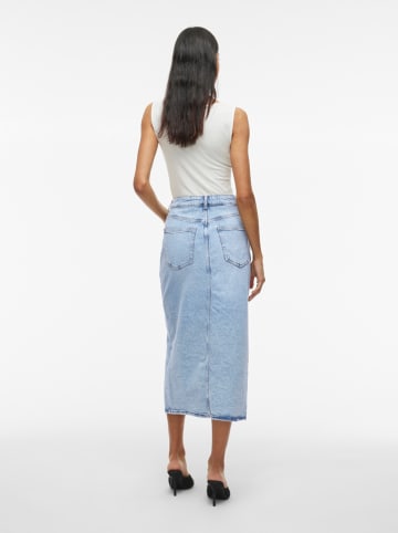 Vila Spódnica dżinsowa w kolorze błękitnym