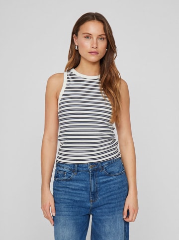 Vila Top "Sola" wit/zwart