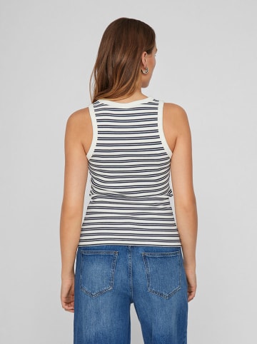 Vila Top "Sola" wit/zwart