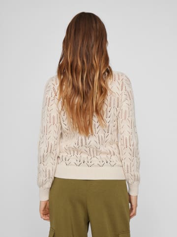 Vila Pullover in Creme