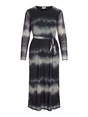 Vila Kleid "Volettis" in Schwarz/ Grau