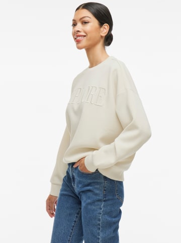 Vila Sweatshirt in Creme