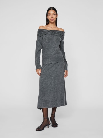 Vila Sweter "Kenya" w kolorze szarym