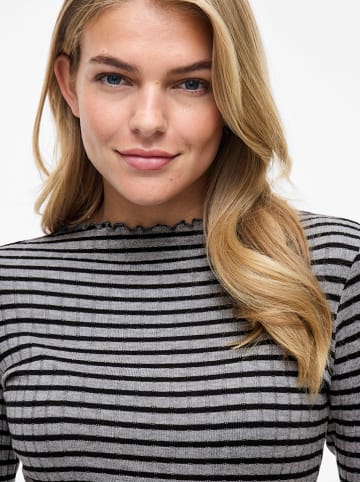 Vila Koszulka w kolorze szarym